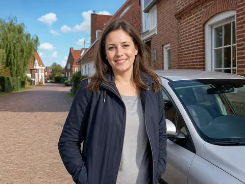 Verkäufer aus Bad Salzuflen mit dem verkauften Fahrzeug
